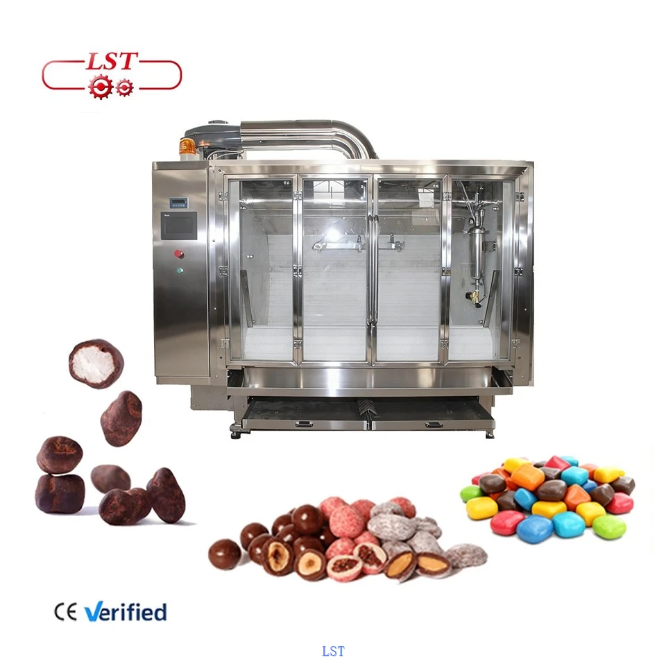 Industrial Chocolate Belt Coater & Chocolate Coating Machine factory